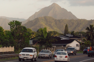 Pu'u Ohulehule in the distance